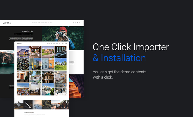 WordPress photography theme