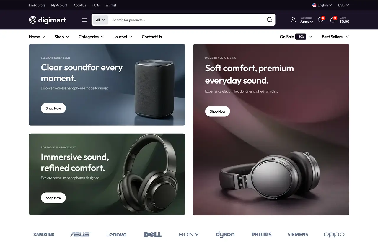 Header & Footer Builder