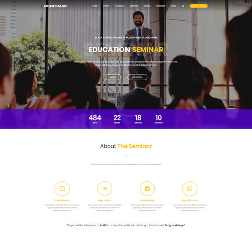 Eventchamp WordPress Theme – Education Event