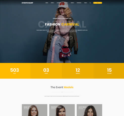 Eventchamp WordPress Theme – Fashion Event