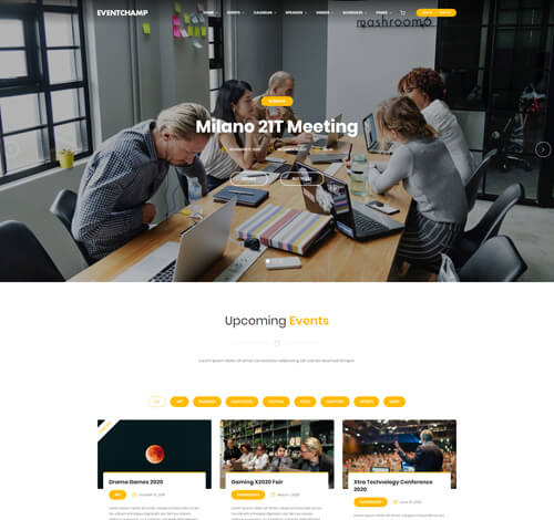 Eventchamp WordPress Theme – Listing v2