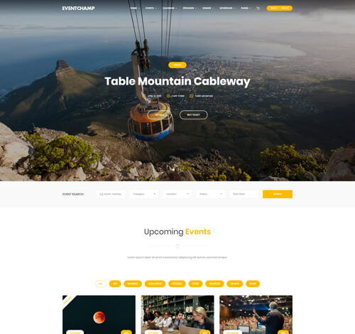 Eventchamp WordPress Theme – Multiple v1