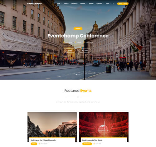 Eventchamp WordPress Theme – Multiple v4