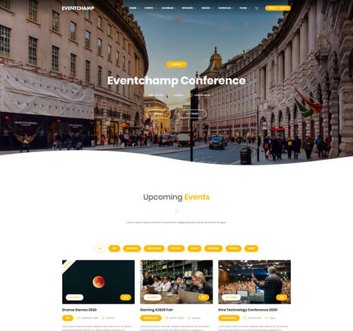 Eventchamp WordPress Theme – Multiple v6