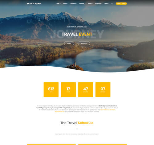 Eventchamp WordPress Theme – Travel Event