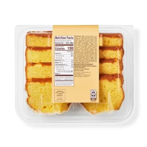 Favorite Day Iced Lemon Sliced Loaf Cake Bakery Fresh - 14.1oz