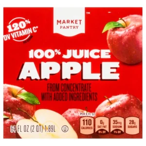 Market Pantry 100% Apple Juice Natural Flavor - 64 fl oz Bottle