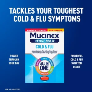Mucinex Maximum Strength Fast-Max Liquid Gels Night Relief