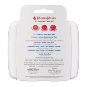 Johnson & Johnson First Aid To Go! Portable Mini Travel Kit