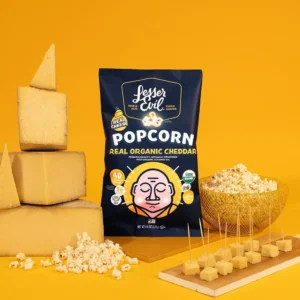 LesserEvil Popcorn Cheddar Cheese Snack - 4.6oz