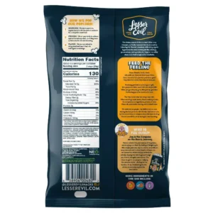 LesserEvil Popcorn Cheddar Cheese Snack - 4.6oz