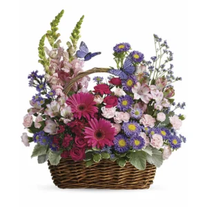 Country Garden Basket Flower Collection