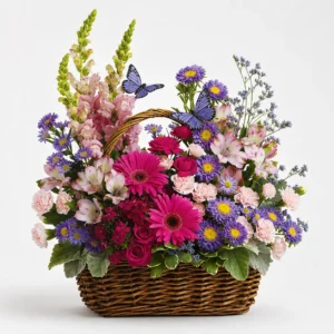 Country Garden Basket Flower Collection