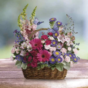 Country Garden Basket Flower Collection