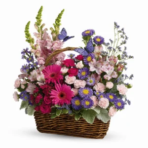 Country Garden Basket Flower Collection