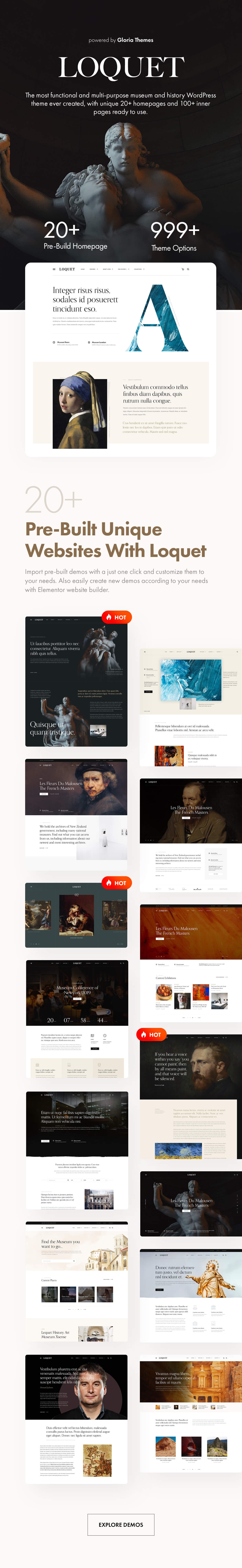 Loquet – Museum & History WordPress Theme