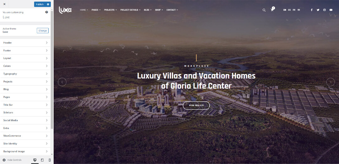 Advanced Theme Customizer