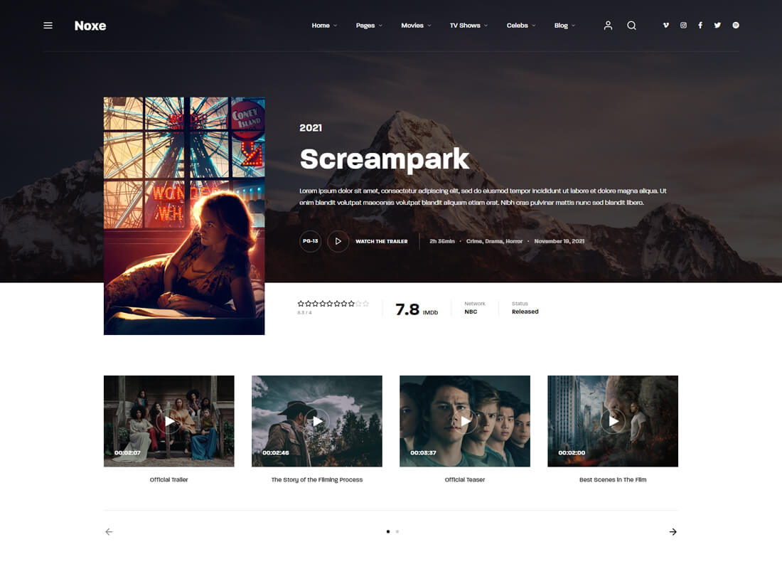 Movie & TV Show Listing