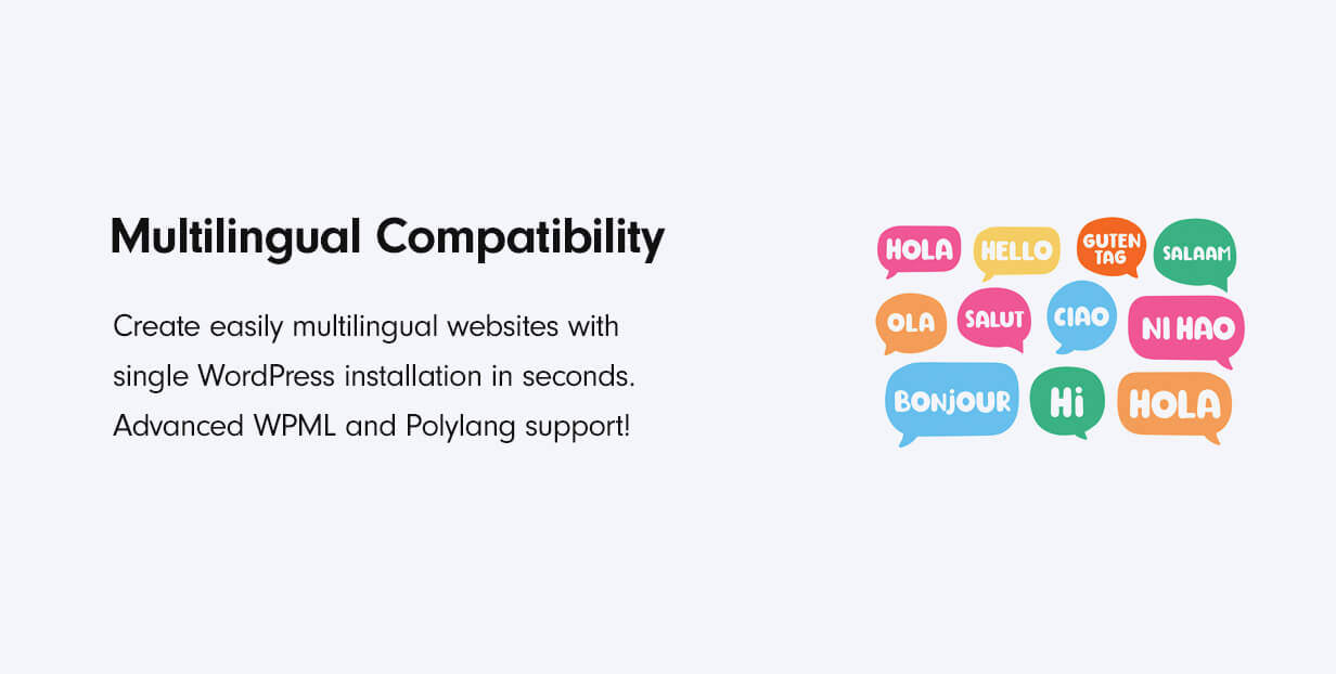 Multilangual compatibility