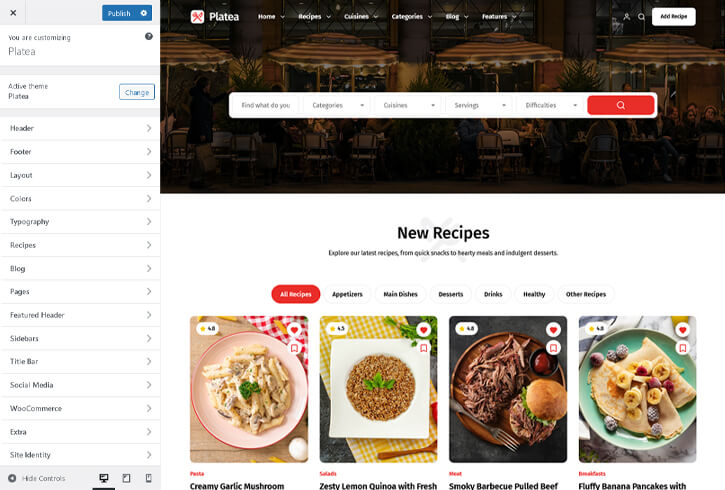 Advanced Theme Customizer