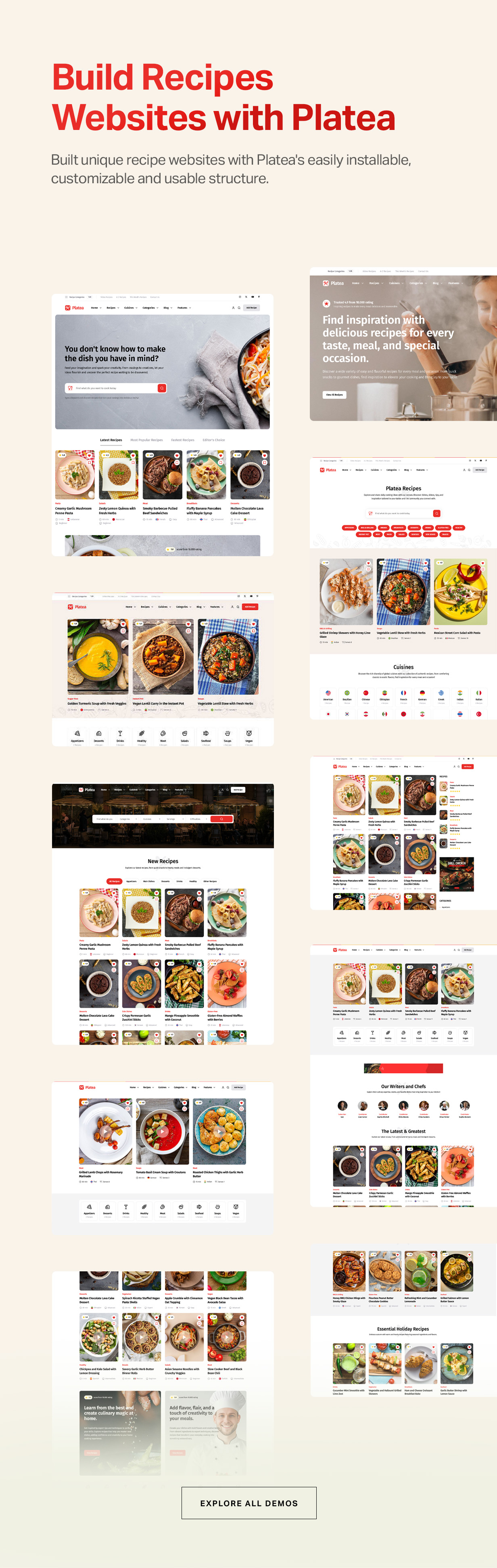 WordPress recipe theme