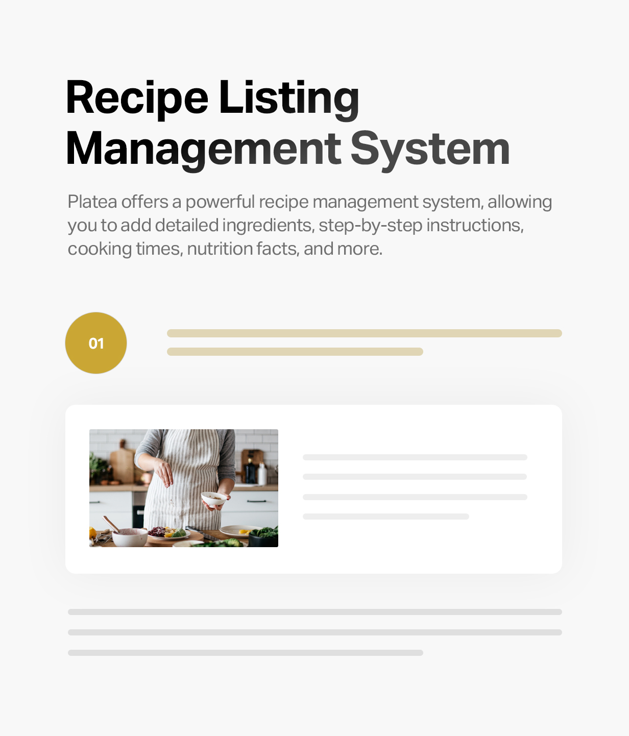 Recipe Listing