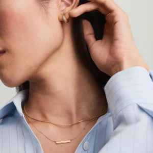 Engravable Bar Necklace