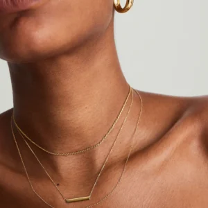 Engravable Bar Necklace