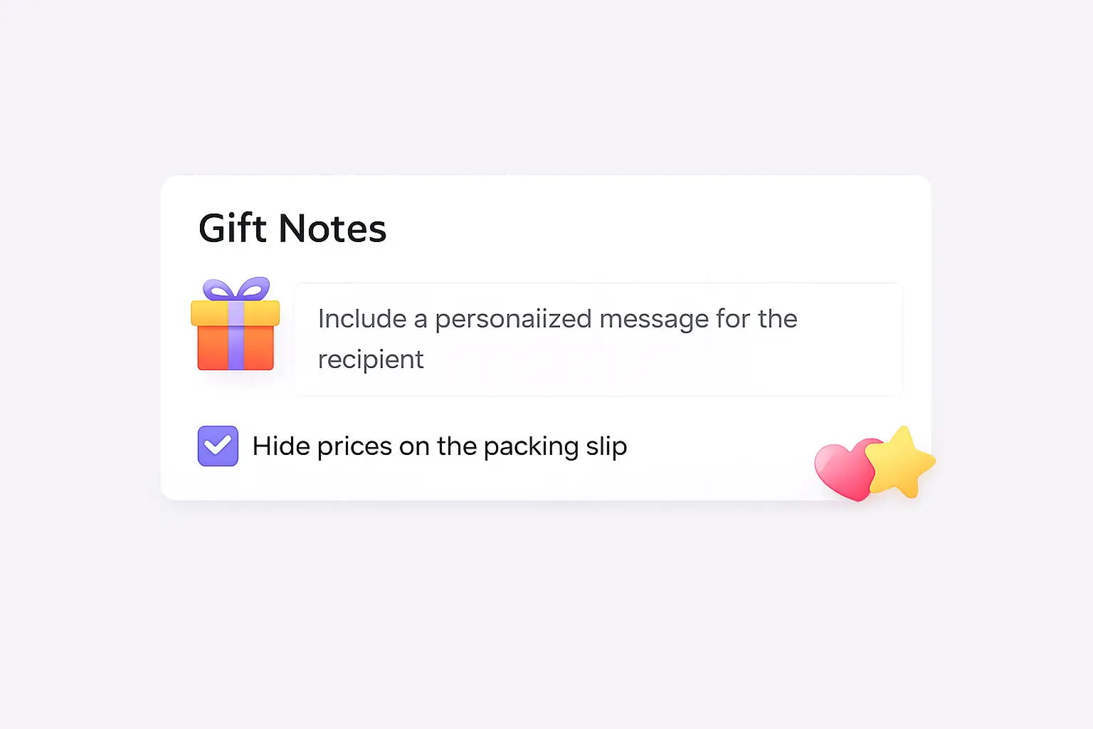 Gift Notes