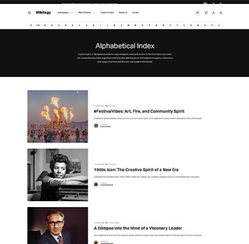 Alphabetical Index 04