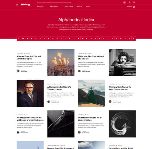 Alphabetical Index 05